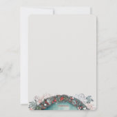 Weihnachten Einladung (Rückseite)