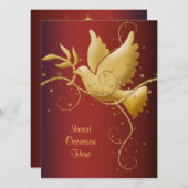 Weihnachten Einladung (Vorne/Hinten)