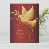 Weihnachten Einladung (Stehend Vorderseite)