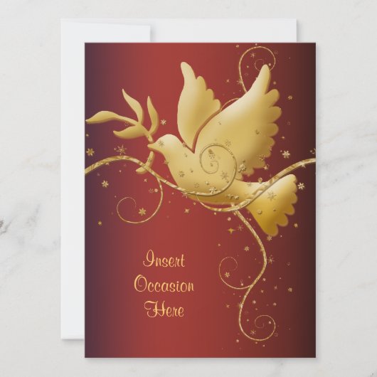 Weihnachten Einladung (Vorderseite)