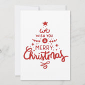 Weihnachten Einladung (Rückseite)