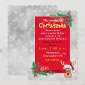 Weihnachten Einladung (Vorne/Hinten)