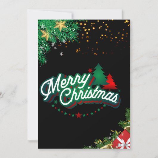 Weihnachten Einladung (Rückseite)