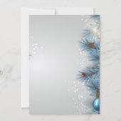 Weihnachten Einladung (Rückseite)