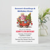 Weihnachten - Einladung (Stehend Vorderseite)