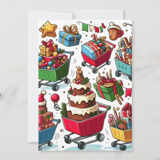 Weihnachten - Einladung (Rückseite)