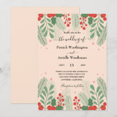 Weihnachten Einladung (Vorne/Hinten)