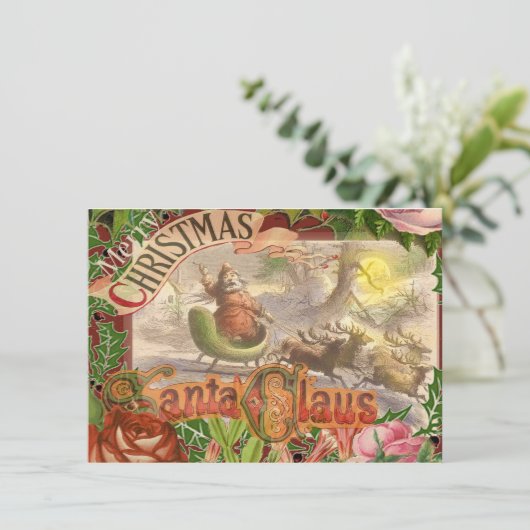 Weihnachten Einladung (Stehend Vorderseite)