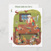 Weihnachten, Einladung des Weihnachtswerkstättes (Vorne/Hinten)