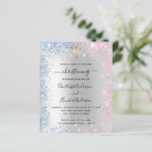 Weihnachten - Einladung eines silberblauen Jungen (Stehend Vorderseite)