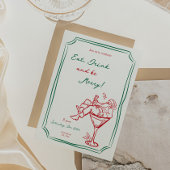 Weihnachten - Einladung von Weihnachten Martini