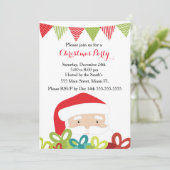 Weihnachten Einladung Weihnachtsgeschenke (Stehend Vorderseite)