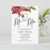 Weihnachten Einladungen von Herrn und Frau Engagem (Stehend Vorderseite)