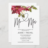 Weihnachten Einladungen von Herrn und Frau Engagem (Vorne/Hinten)