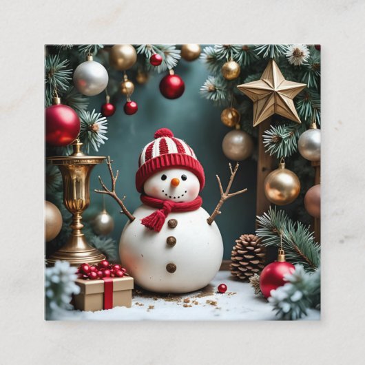 Weihnachten - Eintrittskarte Begleitkarte (Vorderseite)