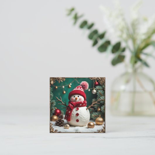 Weihnachten - Eintrittskarte Begleitkarte (Stehend Vorderseite)