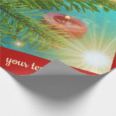 Weihnachten einzigartig, glänzend verpackt Papier, Geschenkpapier (Ecke)