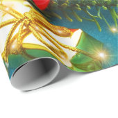 Weihnachten einzigartig, glänzend verpackt Papier, Geschenkpapier (Rolleneckpunkt)