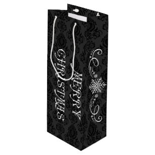 Weihnachten Elegant, Vintage, viktorianischer Dama Geschenktüte Für Weinflaschen