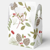 Weihnachten, elegant, Winter. Geschenkschachtel (Geöffnet)