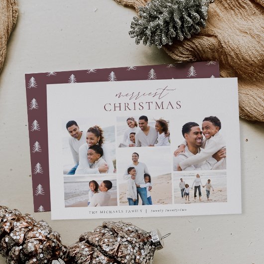 Weihnachten Elegante 6 Foto Collage