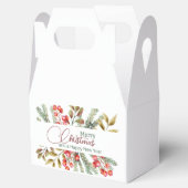 Weihnachten Elegante Wasserfarbe Geschenkschachtel (Geöffnet)