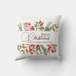 Weihnachten Elegante Wasserfarbe Kissen
