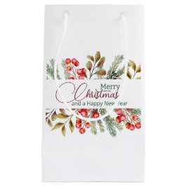 Weihnachten Elegante Wasserfarbe Kleine Geschenktüte