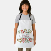 Weihnachten Elegante Wasserfarbe Schürze (Insitu)