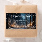 Weihnachten Eleganter Winter Festwald (Insitu)