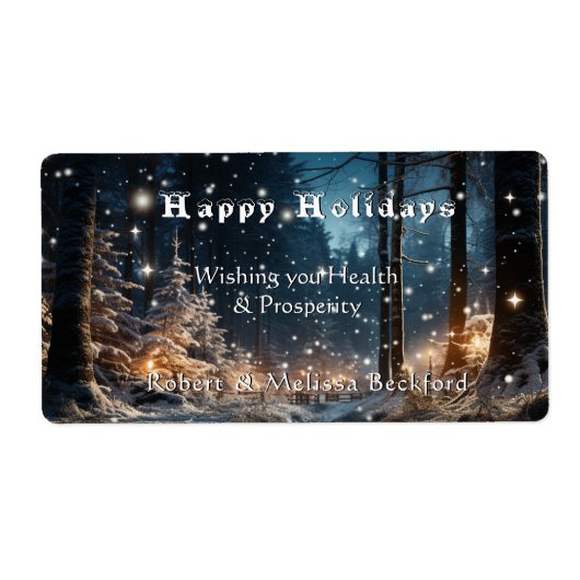 Weihnachten Eleganter Winter Festwald (Vorne)