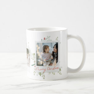 Weihnachten Elegantes Festliches Botanisches Fotoa Kaffeetasse