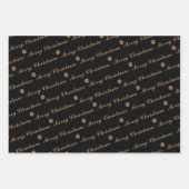Weihnachten Elegantes Logo hier Firmengeschenk Geschenkpapier Set (Vorderseite)