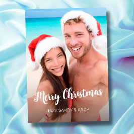 Weihnachten Elegantes Script 2 Side Design Foto