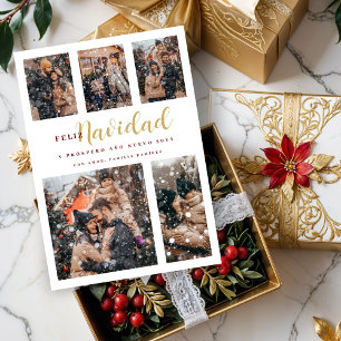 Weihnachten Elegantes Spanisches 6 Multi-Fotos Col