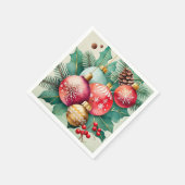 Weihnachten Eleganz im Wasser Serviette (Ecke)