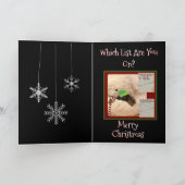 Weihnachten "ELF"-Basset auf einem Schelf Karte (Innenseite)