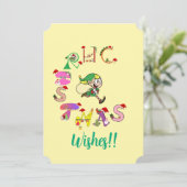 Weihnachten & Elf Grüße! (Stehend Vorderseite)