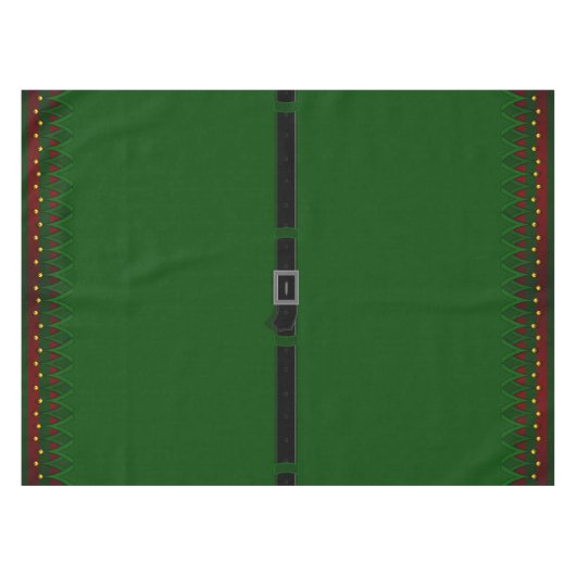 Weihnachten Elf Tabletts Niedlicher Urlaub Elf Dek Tischdecke (Vorderseite (Horizontal))