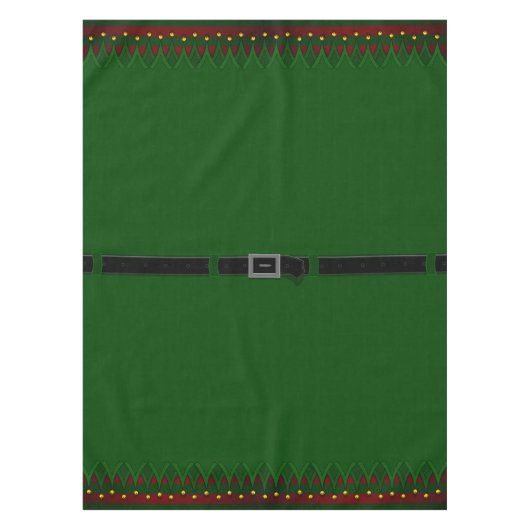 Weihnachten Elf Tabletts Niedlicher Urlaub Elf Dek Tischdecke (Vorderseite)