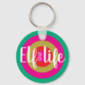 Weihnachten "Elfsleben" Schlüsselanhänger (Vorderseite)