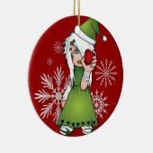 Weihnachten Emo Girl Ornament (Rechts)