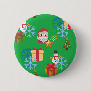 Weihnachten-Emoji Button