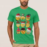 Weihnachten Emoji Dekorationen lustiges Hemddesign T-Shirt<br><div class="desc">Weihnachten Emoji Dekorationen lustiges Shirt-Design . Was brauchen Sie für einen hässlichen Pullover, wenn Sie kreativ witzig und modern aussehen können, in einem T - Shirt-Design, Hoodie oder Kleidung für Ihr Weihnachtsfest oder jede andere Ansammlung. Selbst auf einer Tasse oder einem Kleid unbehaglich oder nett Santa Design. eine Tasse mit...</div>