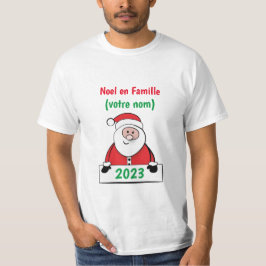 Weihnachten en Famille (votre nom) T-Shirt