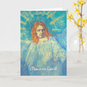 Weihnachten, Engel von Vincent van Gogh Karte (Gelbe Blume)