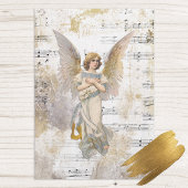 Weihnachten Engel Wings Music Gold Entdeckungsreis Seidenpapier