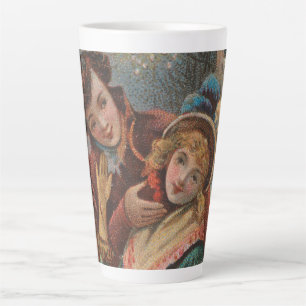 Weihnachten, England-Antike viktorianische Ära Wer Milchtasse