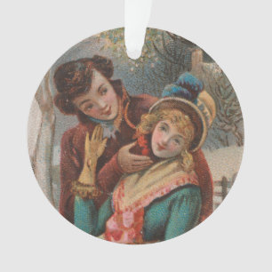 Weihnachten, England-Antike viktorianische Ära Wer Ornament