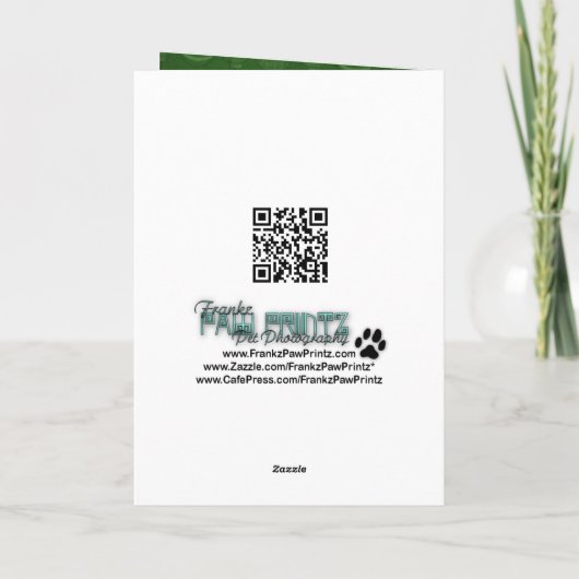 Weihnachten - Englisch Springer Spanisch - Betsy (Rückseite)